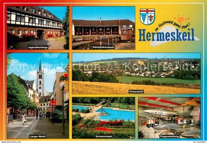 Hermeskeil Jugendherberge Dampflokmuseum Langer Markt Panorama Schwimmbad Flugau