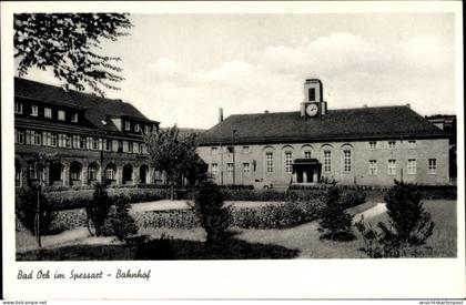 CPA Bad Orb im Main Kinzig Kreis Hessen, Ansicht vom Bahnhof