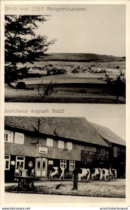 CPA Baunatal in Hessen, Gesamtansicht, Gasthaus August Rolf
