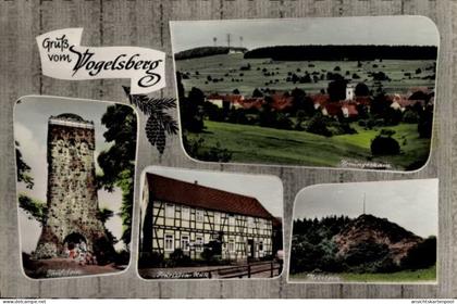 CPA Breungeshain Schotten Vogelsbergkreis, Gesamtansicht, Pension Touristen-Ruh, Taufstein
