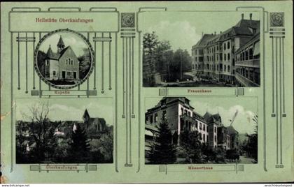 CPA Oberkaufungen Kaufungen Hessen, Heilstätte, Frauenhaus, Männerhaus, Totalansicht