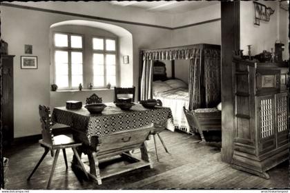 CPA Ziegenhain Schwalmstadt, Innenansicht des Heimat Museums, Bauernstübchen