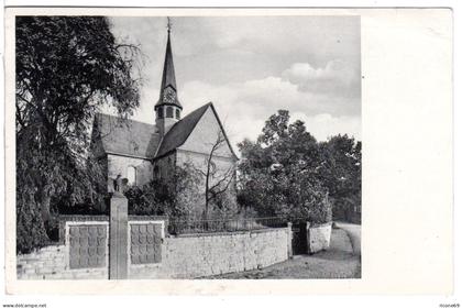 Klein-Karben, St. Michaelis-Kirche, 1950 gebr. sw-AK