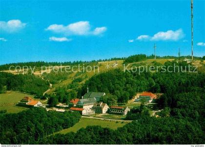 Kreuzberg Rhoen Kloster Rhoen Naturpark Fliegeraufnahme