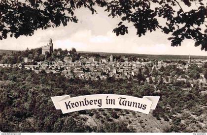 Kronberg  Cronberg Taunus Burg-Kronberg Stadtansicht Kirche Daecher Taunus Wald