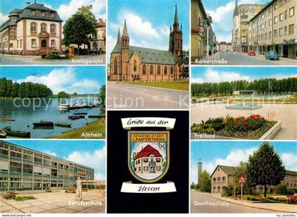 Lampertheim Bergstrasse Amtsgericht Dom Kaiserstrasse Freibad Berufsschule Goeth