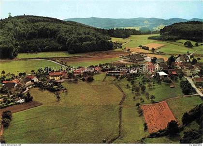Neunkirchen Odenwald Fliegeraufnahme mit Hoehenhotel Odenwald