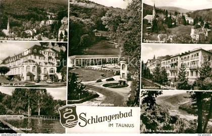 Schlangenbad Taunus Wilhelmsfelsen Kurhotel Schlangenbad Sanatorium Roemerbad Th