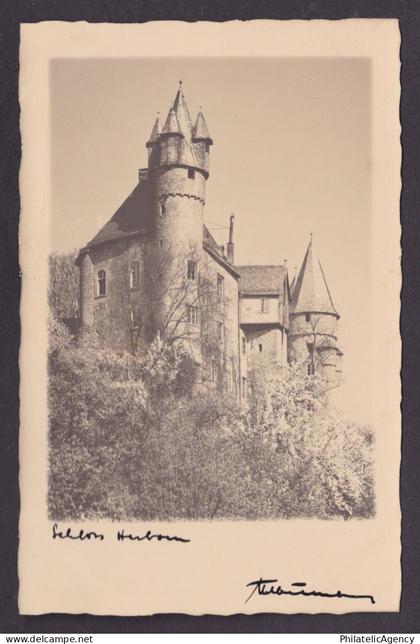 Vintage postcard Hohenstein castle towers Hesse Germany 1930s