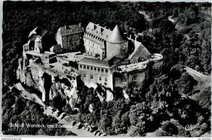 Waldeck Edersee Waldeck Fliegeraufnahme Schloss Waldeck