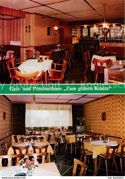 Wellen Waldeck Gast- und Pensionshaus Zum gruenen Kranze Restaurant