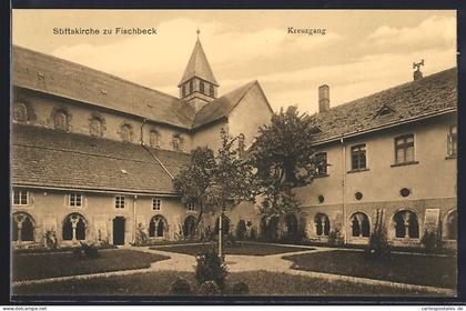 AK Fischbeck / Hessisch Oldendorf, Stiftskirche, Kreuzgang