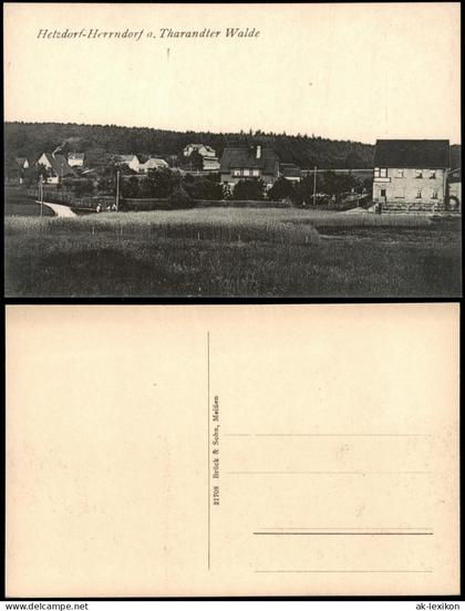 Ansichtskarte Herrndorf-Halsbrücke Stadtpartie Hetzdorf 1920