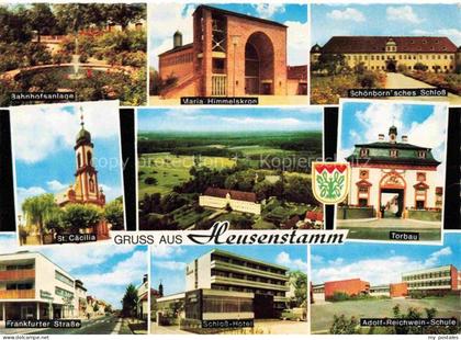 Heusenstamm Bahnhofsanlagen Maria Himmelskron Schoenbornsches Schloss St Caecili