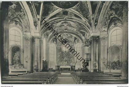 Heusenstamm - Deckengemälde der katholischen Pfarrkirche - Foto-Ansichtskarte - Verlag Josef Schott Bieber-Offenbach