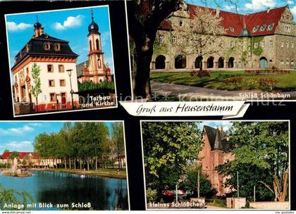 Heusenstamm Torbau Kirche Schloss Schoenborn Anlage Kleines Schloesschen