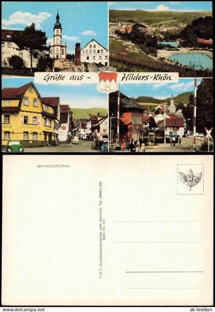 Ansichtskarte Hilders (Rhön) Mehrbildkarte Grüße aus HILDERS/Rhön 1970