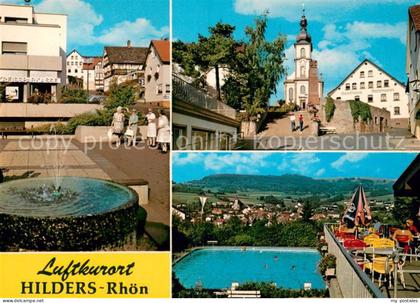Hilders Rhoen Brunnen Kirche Gasthaus Hohmann Schwimmbad