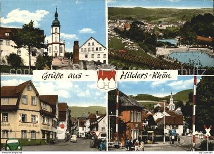 Hilders Rhoen Deutsches Haus Kirche Panorama