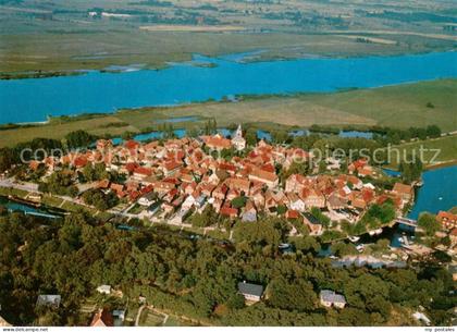 Hitzacker Elbe Altstadt Fliegeraufnahme