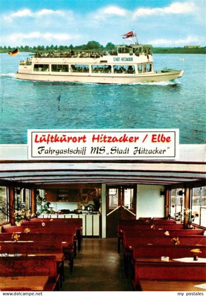 Hitzacker Elbe MS Stadt Hitzacker Fahrgastschiff