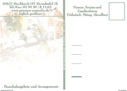 Steindoerfel Hochkirch Sachsen Hotel Pension Assmann Zimmer Gastraum