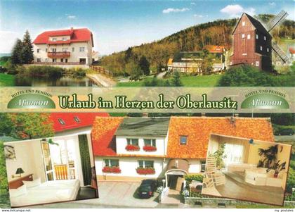 Steindoerfel Hochkirch Sachsen Hotel Pension Assmann Zimmer Gastraum
