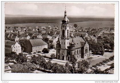 REF 117 : CPSM ALLEMAGNE Hockenheim / Baden Evangelische Kirche