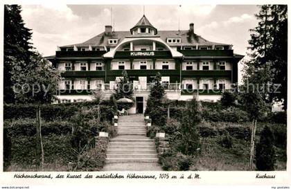 Hoechenschwand Schwarzwald BW Kurhaus