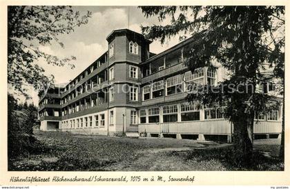 Hoechenschwand Schwarzwald BW Sonnenhof