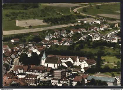 AK Höchst / Odenw., Ortsansicht aus der Vogelschau mit Kloster