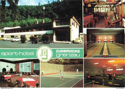 Hoehr-Grenzhausen Sporthotel-Zugbruecke Kegelbahn Tennis Tischtennis Tagungshote