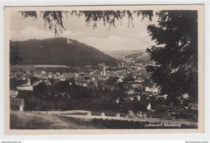 39085756 - Marsberg. Gesamtansicht gelaufen, 1930. Gute Erhaltung.