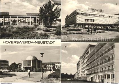 Hoyerswerda Teilansicht Centrum Warenhaus Planetarium Kreiskrankenhaus