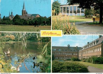 Hueckelhoven Kirche Park Schwanenteich