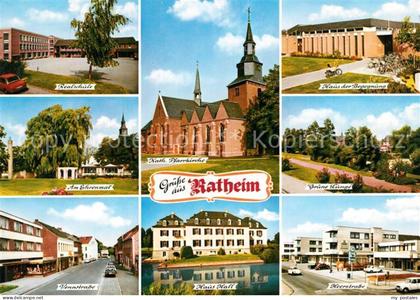 Ratheim Ehrenmal Vennstrasse Haus-Hall Heerstrasse Gruene-Lunge Haus der Begegnu