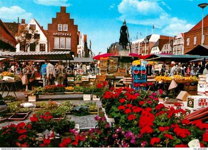 Husum Nordfriesland Wochenmarkt