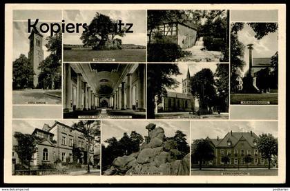 ALTE POSTKARTE IBBENBÜREN BERGINSPEKTION BÜRGERMEISTERAMT HEIDENTURM WERTHMÜHLE KRIEGERDENKMAL Ansichtskarte AK cpa