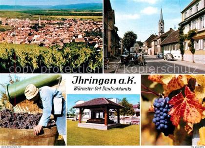 Ihringen Panorama Dorfstrasse Weinlese Pavillon