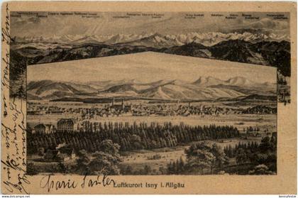 Isny im Allgäu - - Künstler-AK Eugen Felle