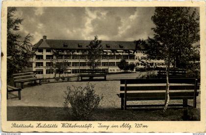 Isny - Städtische Heilstätte - Künstler-AK Eugen Felle
