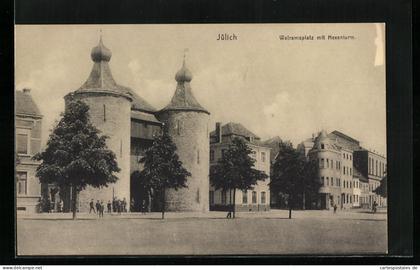 AK Jülich, Walramplatz mit Hexenturm