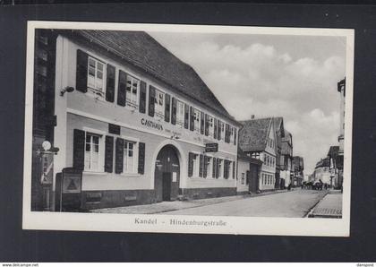 Dt. Reich AK Kandel Hindenburgstrasse 1938