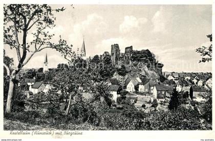 Kastellaun Hunsrueck Burgruine
