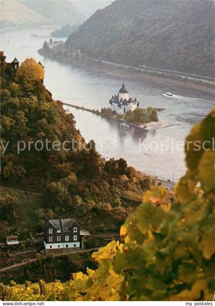 Kaub Pfalz im Rhein