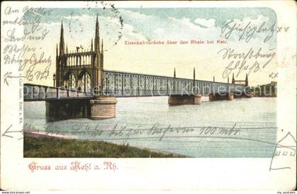 Kehl Rhein Eisenbahnbruecke