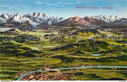 Kempten Allgaeu Bahnlinie Kempten Pfronten