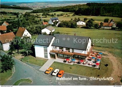 Burgholz Kirchhain Waldhotel am Turm Fliegeraufnahme