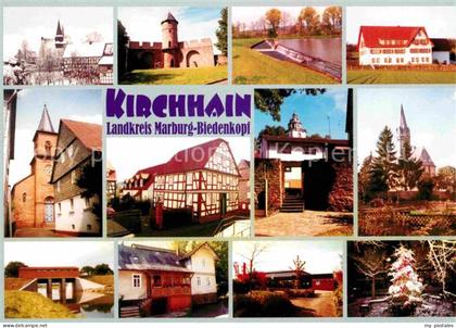 Kirchhain Hessen Ortsansichten Kirche Fachwerkhaus