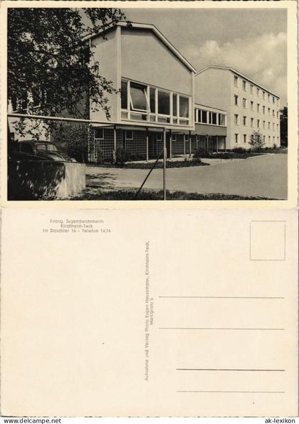 Ansichtskarte Kirchheim unter Teck Evang. Jugendwohnheim 1967